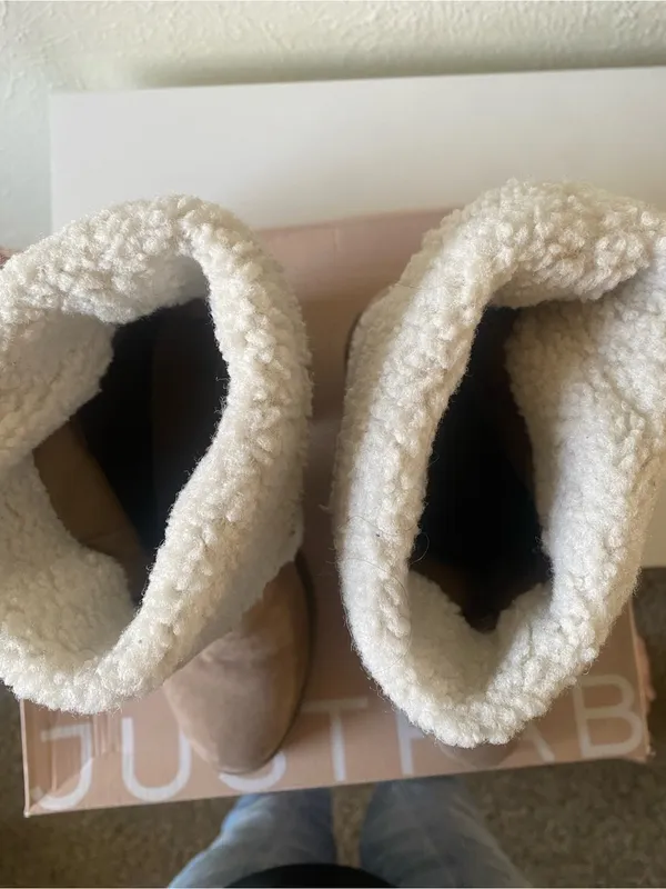 Just Fab booties EllieTrim Portabella - Image 5