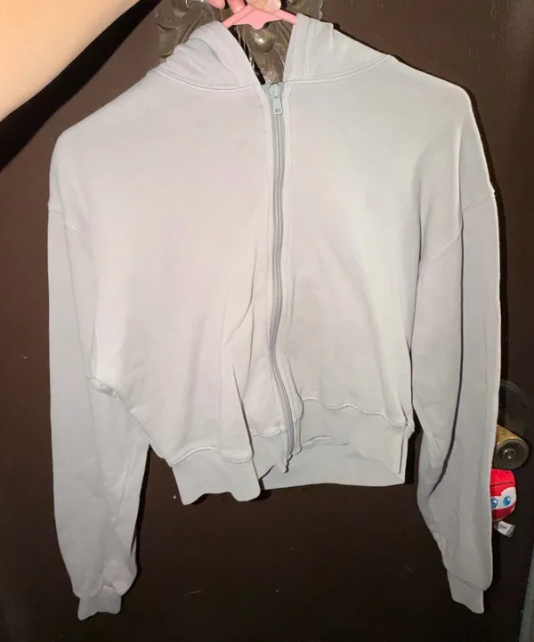 SKIMS Fleece Cotton Hoodie - Image 2