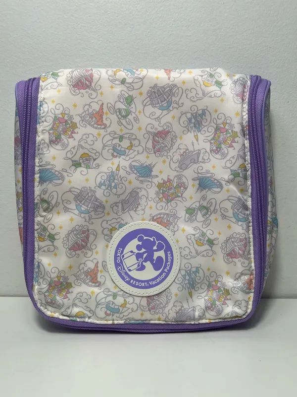 Tokyo Disney Resort Exclusive Vacation Package Hanging Toiletry Travel Pouch - Image 2
