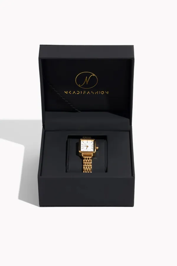Mila 18K Gold Minimalist Watch - Image 3