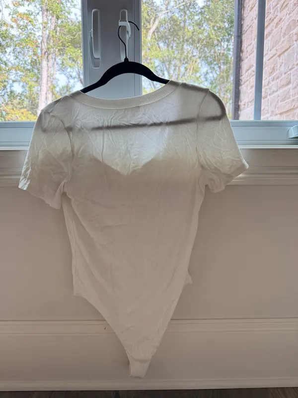 White boutique body suit Size M - Image 2