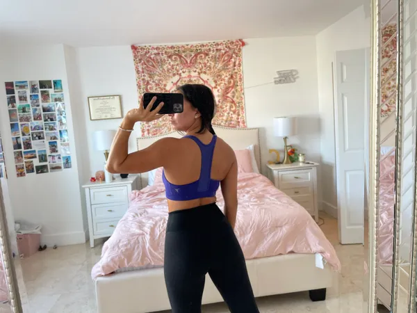 Purple Sports Bra Size XS - Image 6