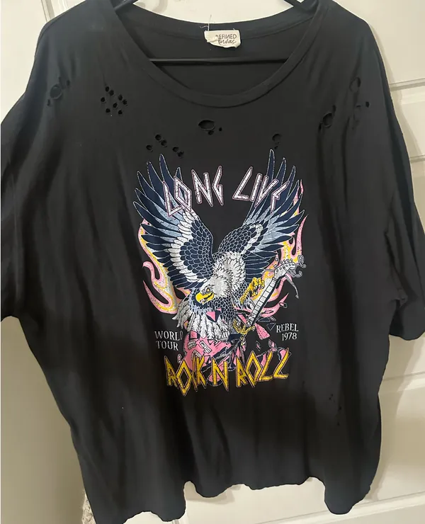 Refined canvas graphic tee Gray Size L - Image 2