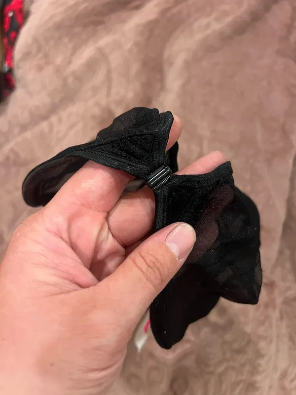Sheer Black Unlined Bra - Women Intimates & Sleepwear - Image 4