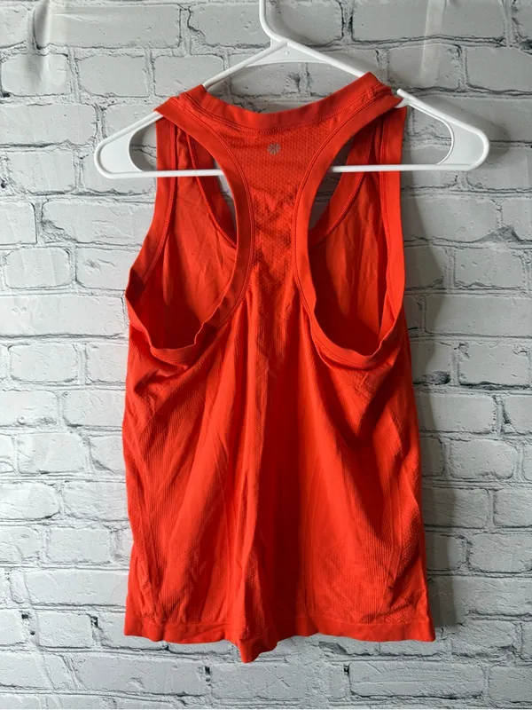 Athleta Women's Sleeveless Athletic Tank Top - Bright Orange medium - Image 6