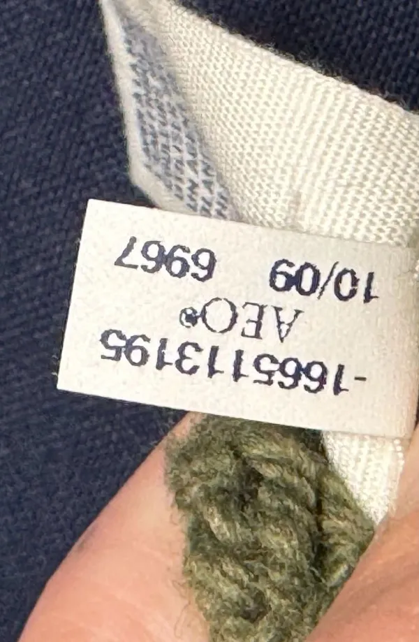 American Eagle Y2K Olive Military Wool Rabbit Hair Knit Cardigan Jacket S - Image 9