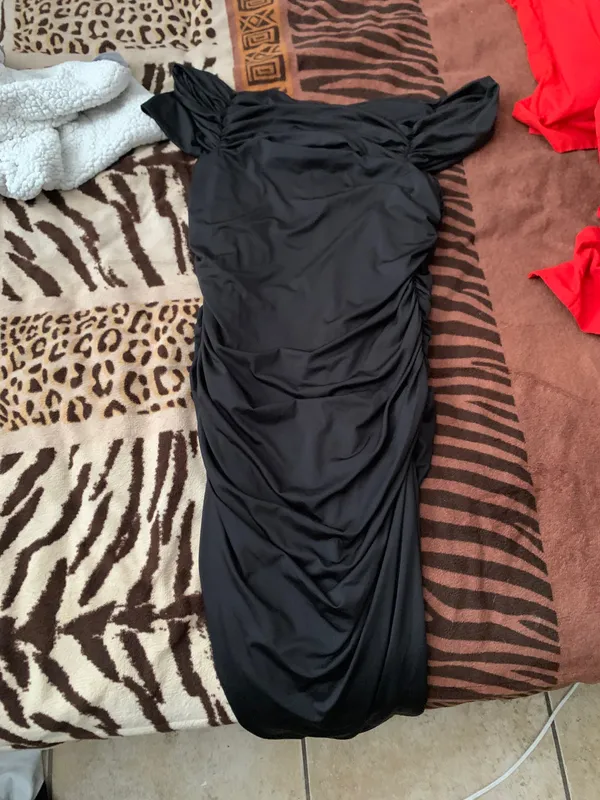 Women’s Long Dress Black Size L - Image 2