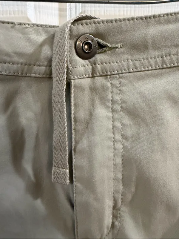 Prana Women's Shorts in Light Khaki - Image 2