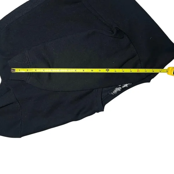 Playboy x Missguided Cropped Black Fleece Pullover Streetwear Gorpcore Y2K US 6 - Image 7