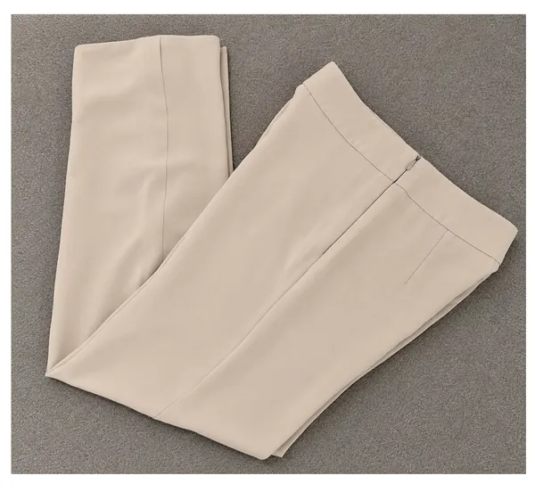 Giorgio Armani Vintage beige wide leg trousers - Image 6