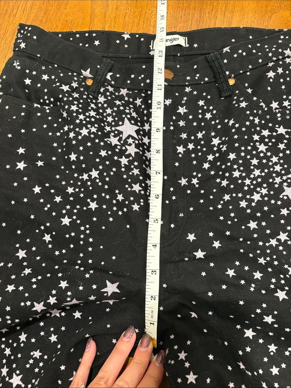 Wrangler Star Print Flare Jeans - Image 6