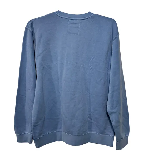 Jet Life Apparel Womens Blue Embroidered Crewneck Sweatshirt Large - Image 4