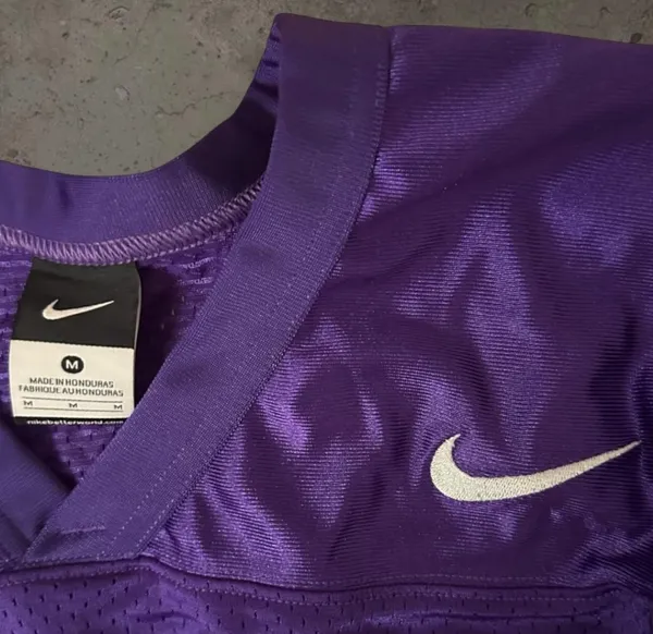 Vintage Purple NFL Mesh Jersey - Image 3
