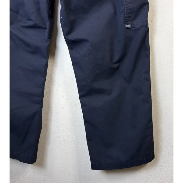 5 11 tactical Womens 12 Taclite pro ripstop navy blue pocket cargo pants - Image 9