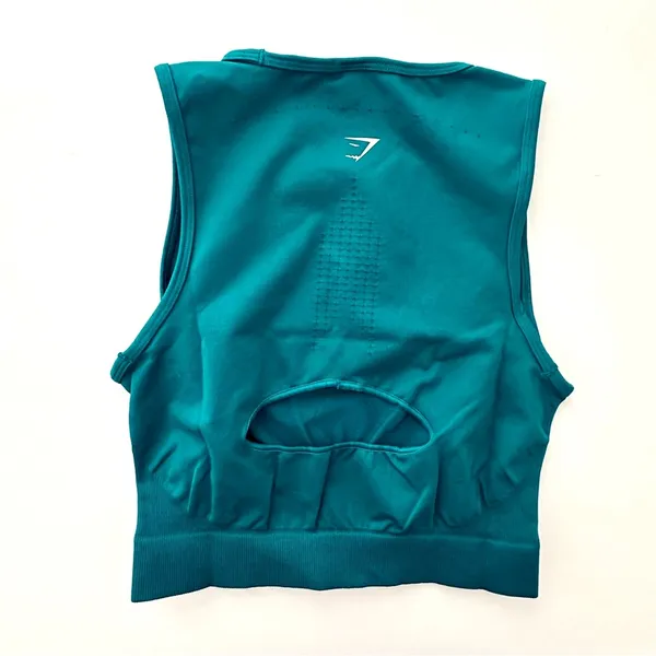 Gymshark L/L Flex Shorts & Sweat Sculpt Seamless Midi Tank Set - Image 6