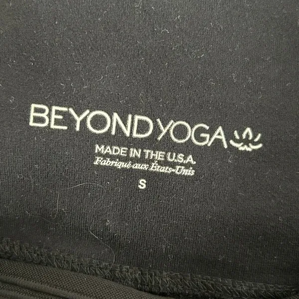Beyond Yoga Influx Black Textured Leggings Sz S - Image 6