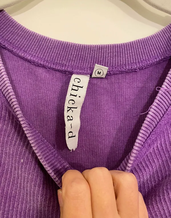 Clemson University Sweatshirt Purple Size M - Image 4