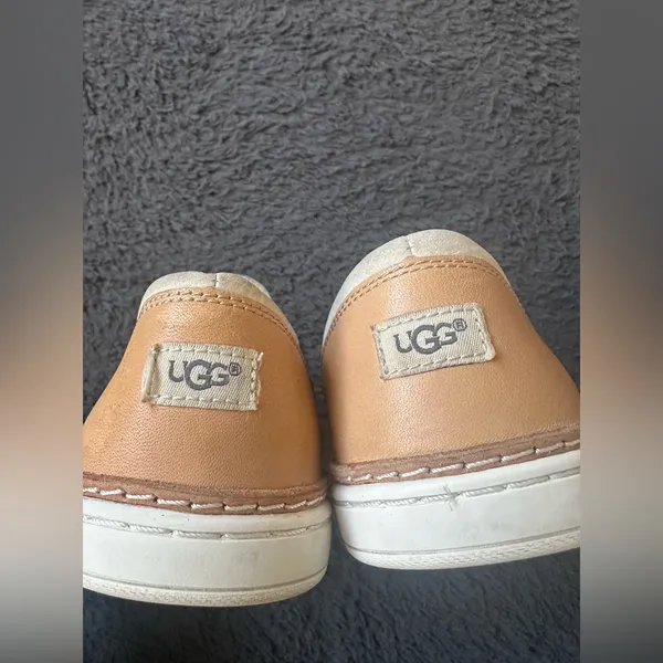 Ugg Leather Adley Slip on Shoes Size 7 - Image 7