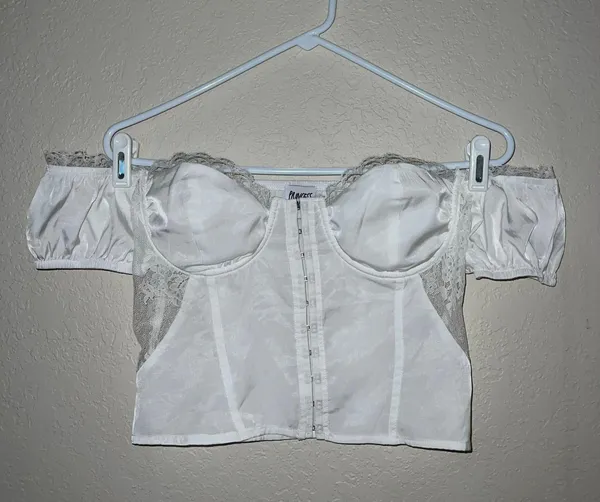 Princess Polly Cooloola Corset Top White - Image 2