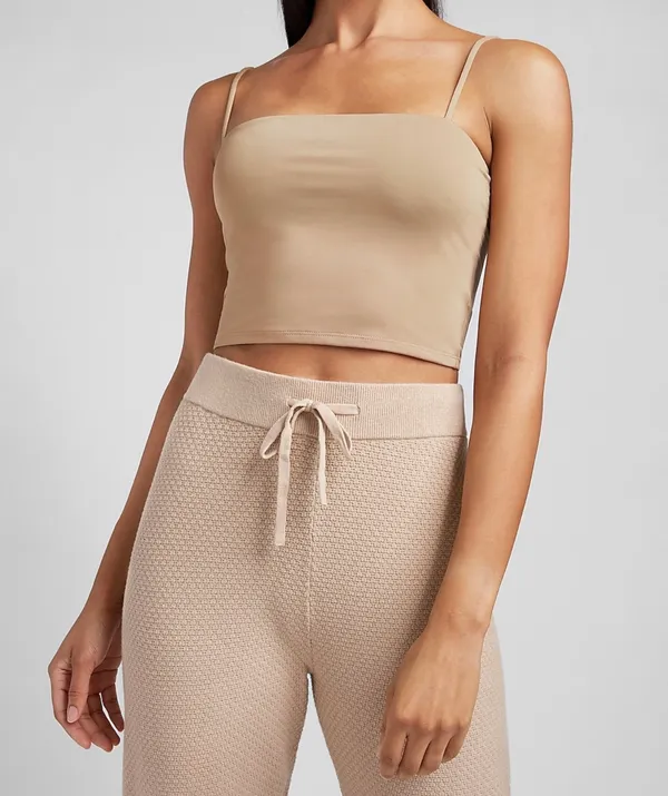 EXPRESS Square Neck Cropped Cami - Image 2