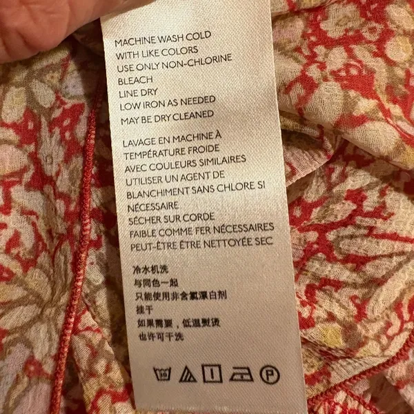 NWT Feeling Groovy Maxi Dress in red & cream - Image 11