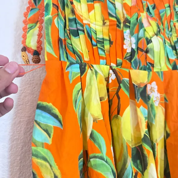 NWT FARM Rio Chic Pears Belted Mini Dress - Image 7