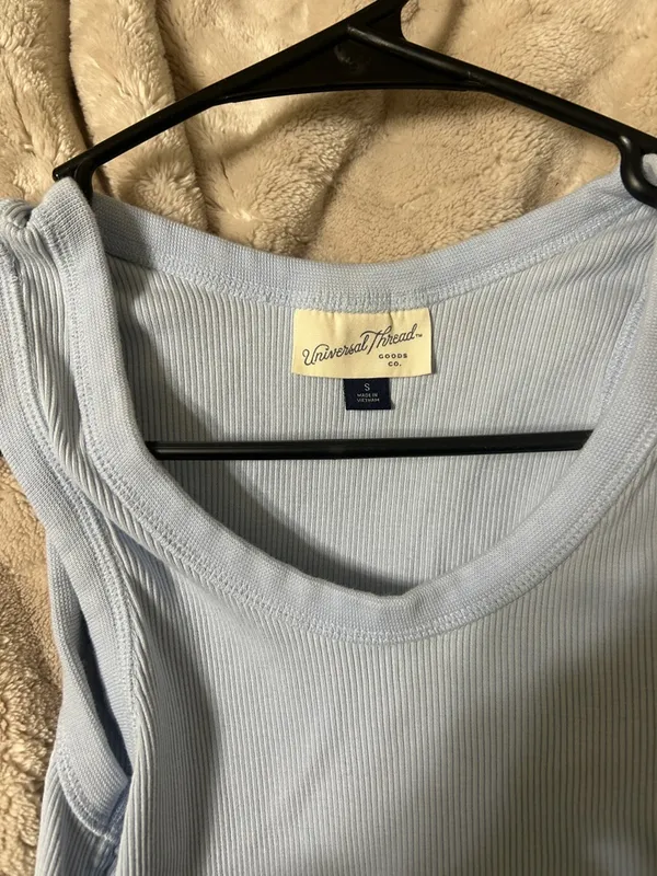 Universal Threads Light Blue Sleeveless Maxi Tank Dress - Image 2