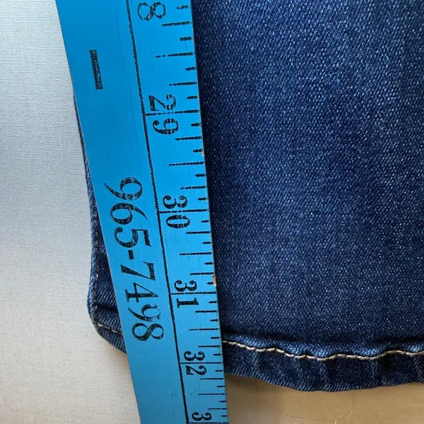 KanCan‎ High Rise Flare Jeans Dark Wash Side Slit Size 9/28 KC90001D - Image 8