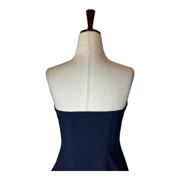 Likely Dress Women 2 Navy Blue Strapless Ruffled Bodycon‎ Mini Cocktail Party - Image 4