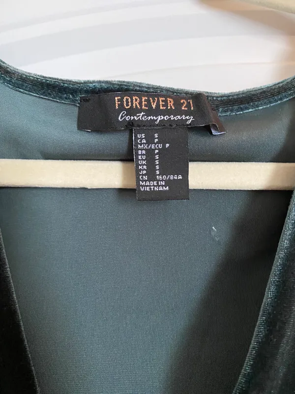 Velvet Short Sleeve Bodysuit - Image 4