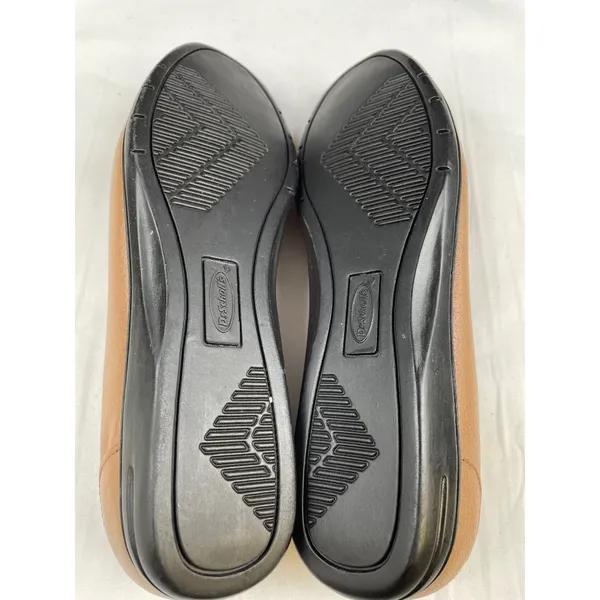 Dr Scholls Women's Leather Tan/Multi Shoes, Slip on/ Flats Size 7.5 SKU 4270 - Image 7