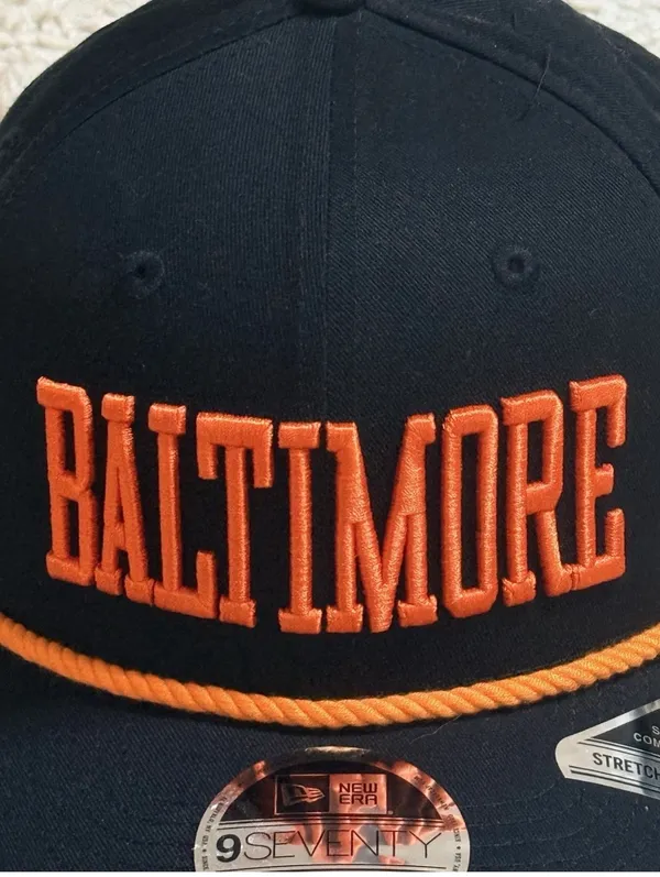 New Era Baltimore Orioles Mlb City Connect 9Seventy Stretch-Snap Snapback Hat - Image 4