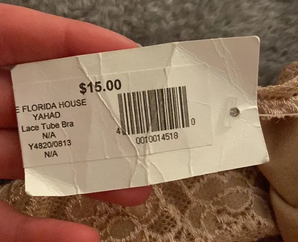 Nude bandeau size S NWT Tan - Image 2