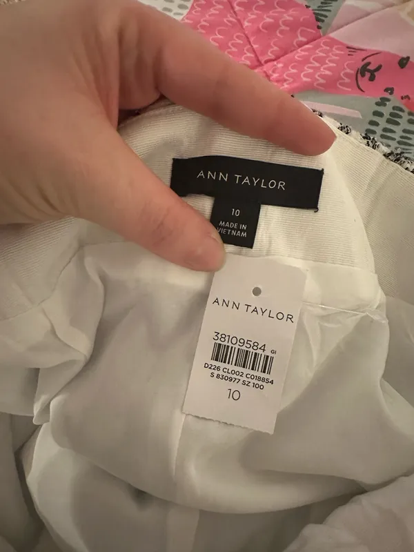 The Wide-leg Ankle Pant In Tweed Ann Taylor - Image 4