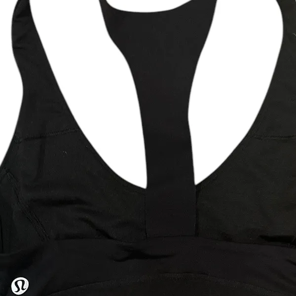 Lululemon Soul Cycle Black Silver Sportsbra Racerback Top 6 - Image 4