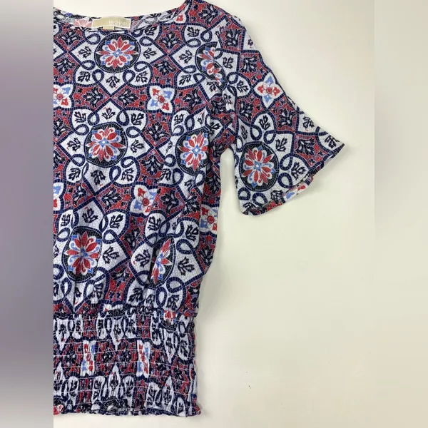 MICHAEL Michael Kors Multicolored Pattern Top Size M - Image 3