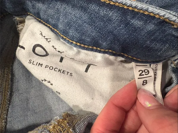 LOFT Light Blue Denim Jeans - Classic High-Rise Fit - Image 3