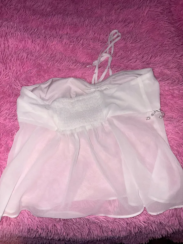 Edikted Pearl Halter Top - Image 3