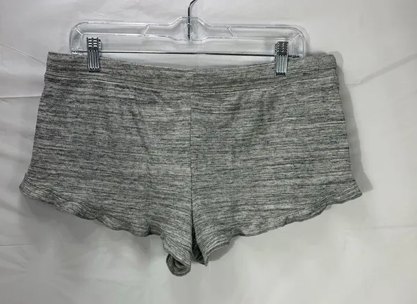 PINK Victoria’s Secret Gray White Marled Sleep Pajama Lounge Shorts Size Large - Image 6