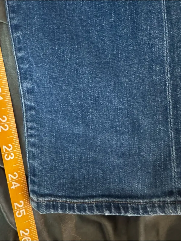 Citizens of Humanity Elsa Mid-Rise Skinny Crop Jeans dark wash ripped size 24 - Image 12