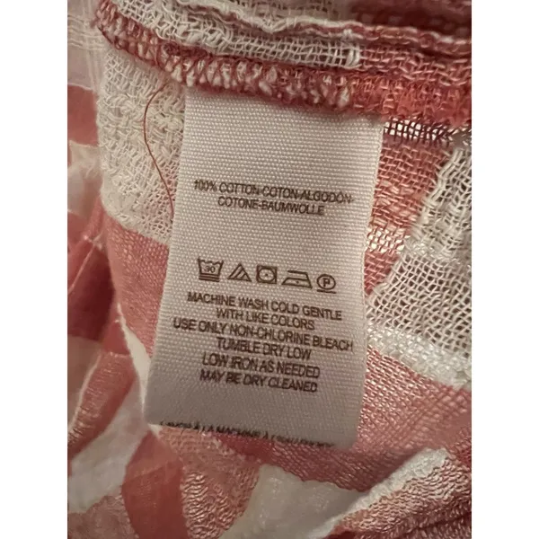 Free People Boho Fall‎ Plaid Honey Grove Top Size Small - Image 8