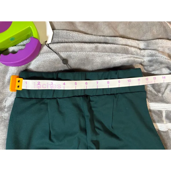 NEW Universal Standard 00-0 Women Green Straight Leg Elastic Pants‎ - Image 8