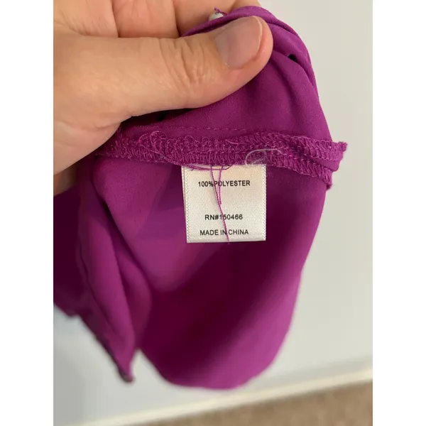 Pixley Purple Cami‎ Top Sleeveless Studded Detail Casual Blouse XL - Image 3