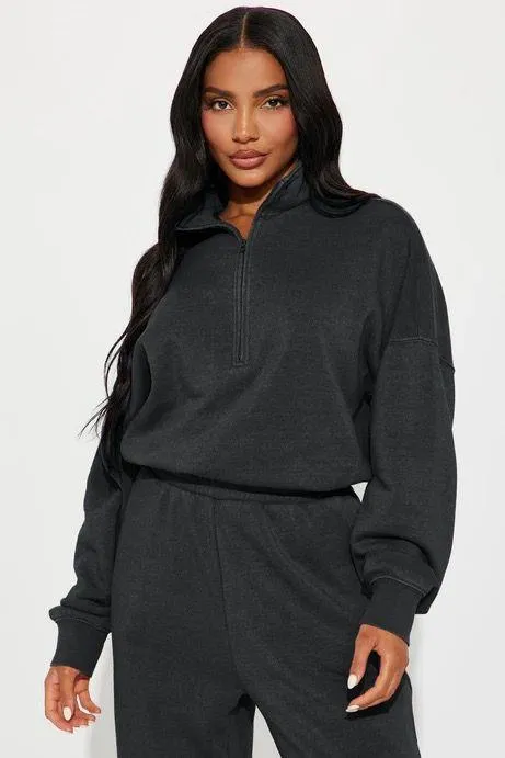 Sweatsuit Jumpsuit Black Size XS - Image 2