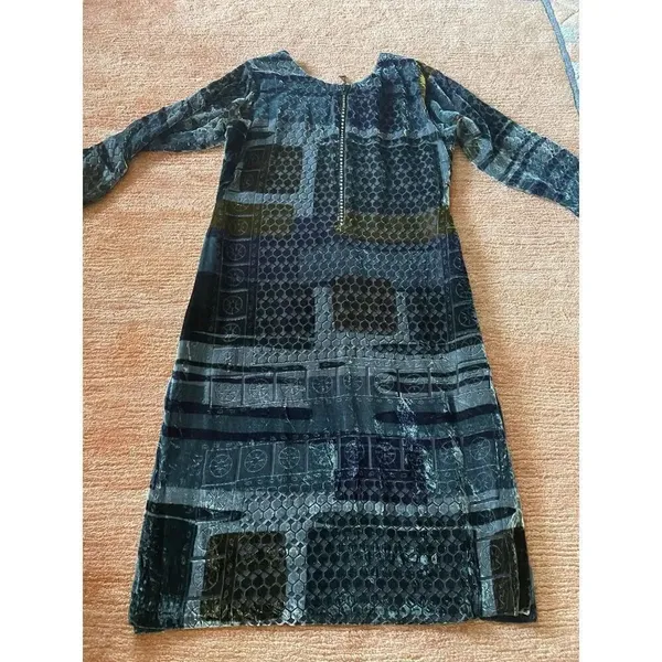 Women Kurta Pakistani Indian Kurti Shirt Dress S velvet silk and silk lining - Image 7