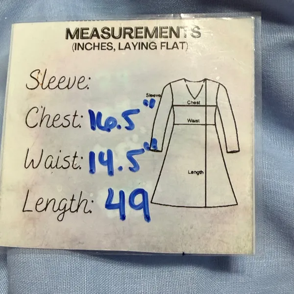 Light Blue Halter Maxi Dress Square Neck Basque Waist Periwinkle Size M - Image 7