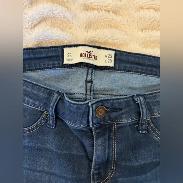 Women’s Hollister Indigo Blue Jeans Size 9R (W 29 L 29) - Image 2