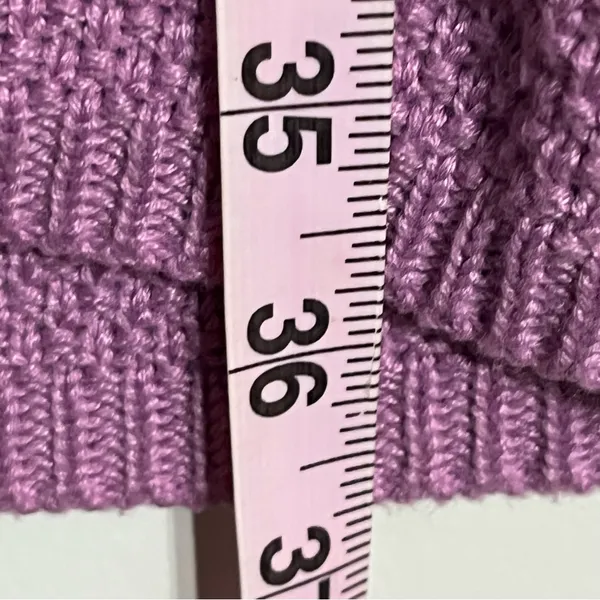Ultra Flirt Crochet Knit Tie Halter Neck Dress‎ Junior Size XL Pink Purple Color - Image 7