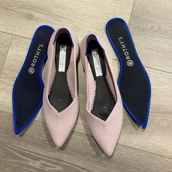 Rothy's The Point shoe in light pink - Image 5