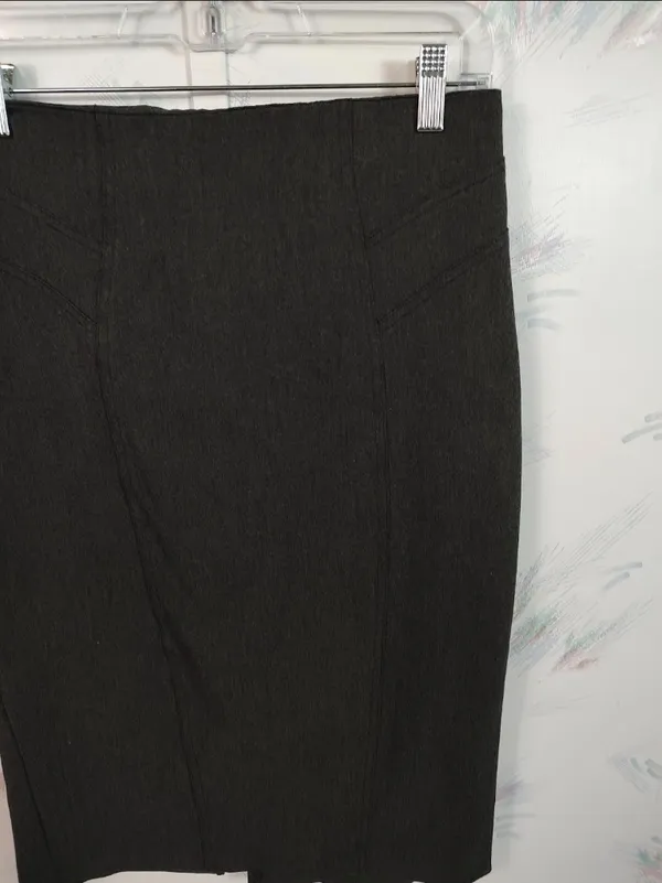 Cache Gray Pencil Skirt 8 - Image 2